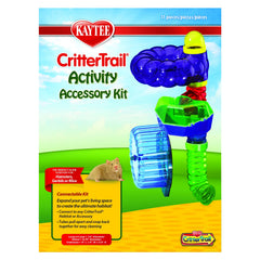 Kaytee CritterTrail tuneles ola burbuja para juego seguro y exploración diaria.