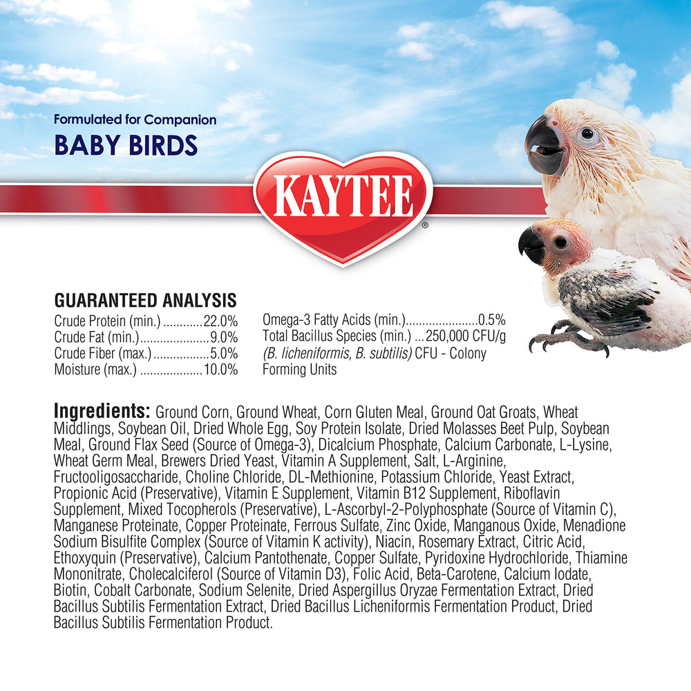 Kaytee Exact dietas para pichones psitácidos: apto para múltiples especies de psitácidos.