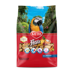 Kaytee Fiesta Macaw Food con variedad de granos para estimular el forraje y la curiosidad alimentaria