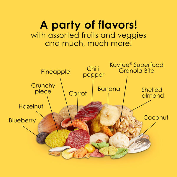 Kaytee Fiesta Macaw Food favorece digestión suave y equilibrio nutricional
