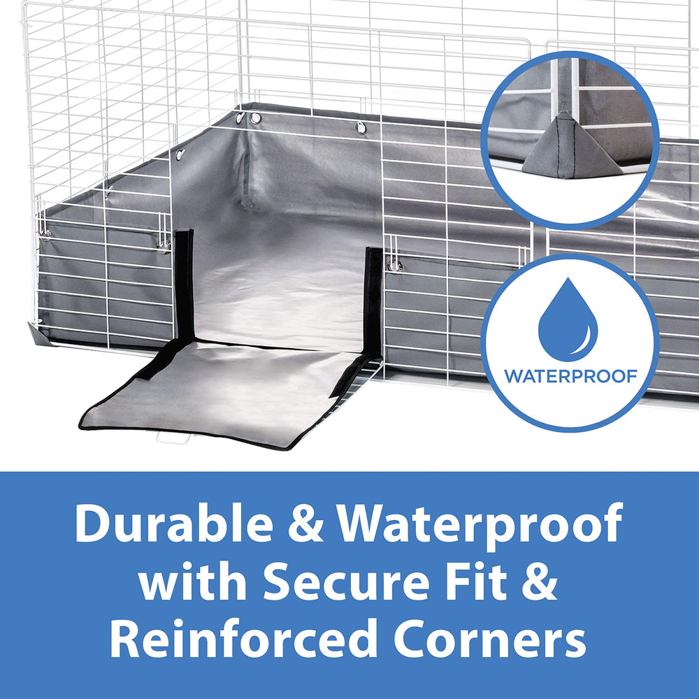 Kaytee liner con esquinas reforzadas para mayor durabilidad en 60x30 Open Living.