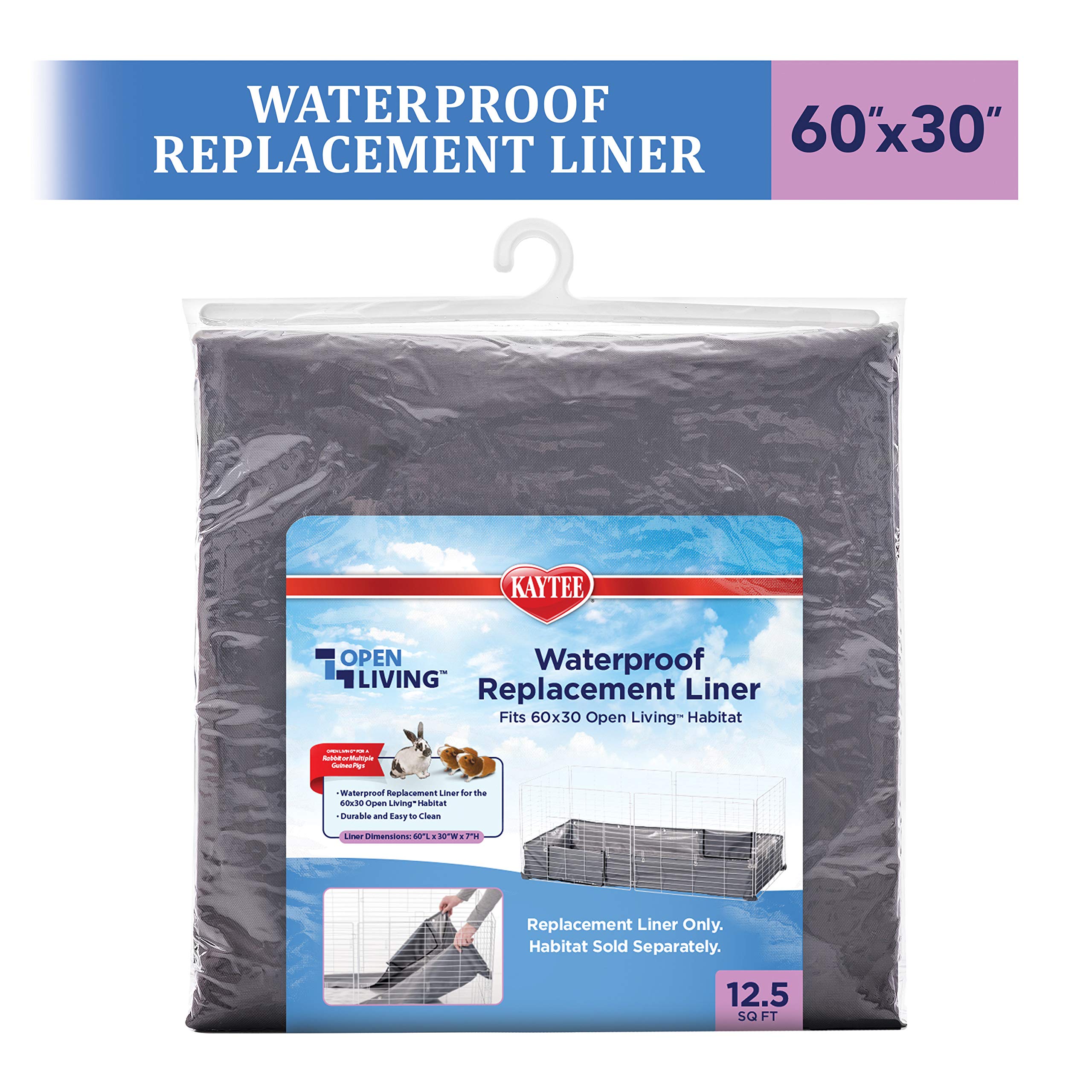 Kaytee liner impermeable para Open Living protege la base durante juego.
