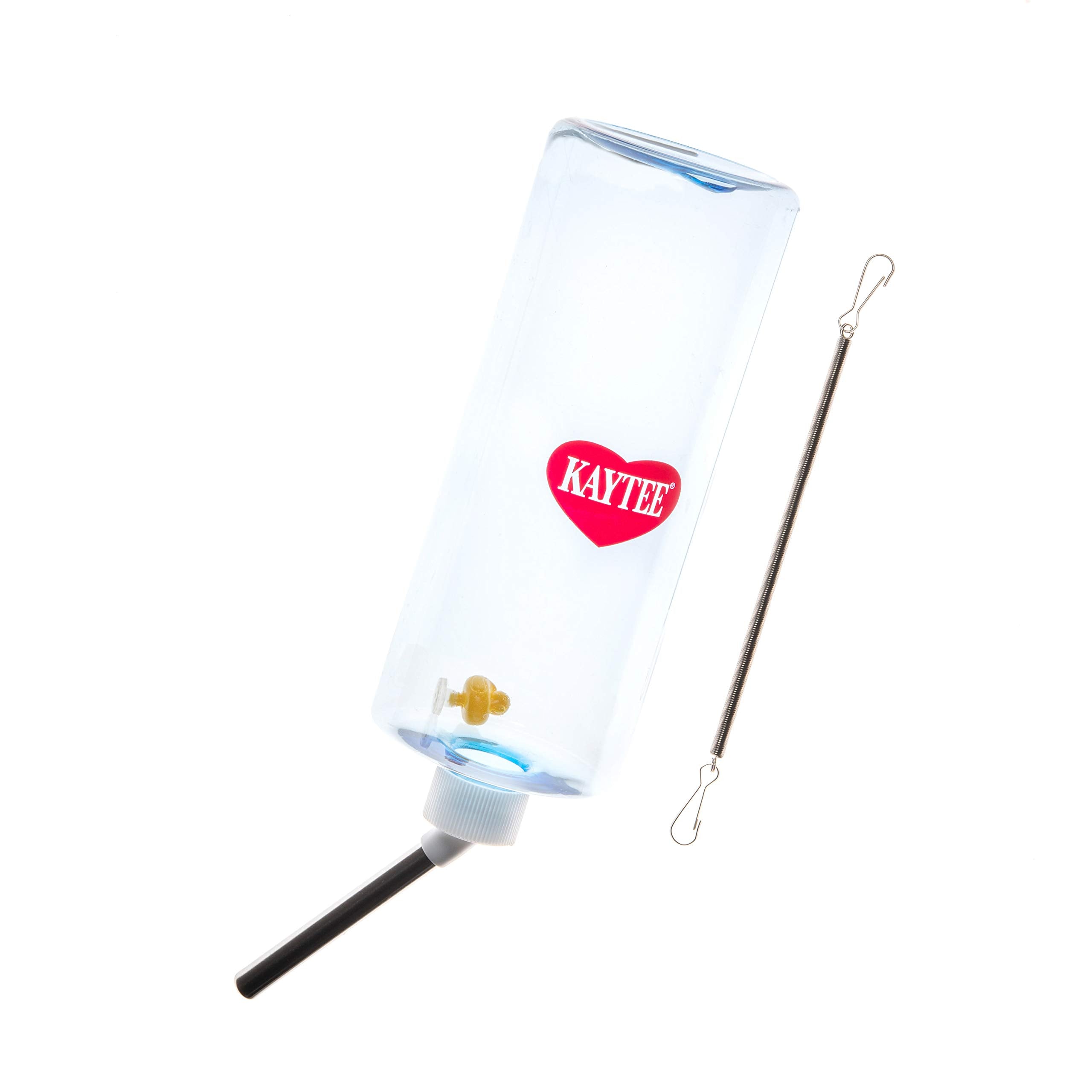 Tubo dispensador a prueba de goteo Kaytee, menos derrames.