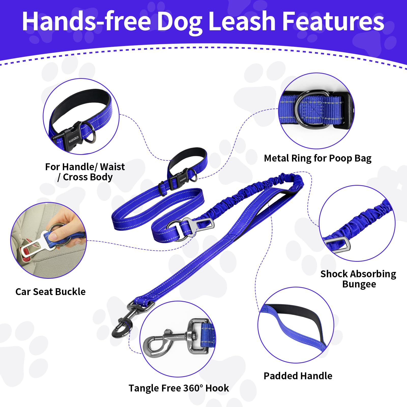 Kazazoo bungee absorbe tirones para paseos más suaves.