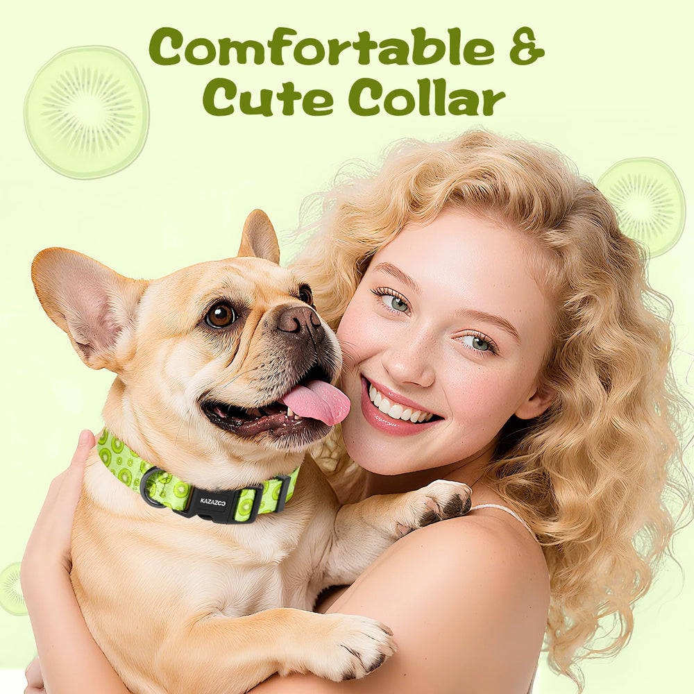 Collar kazazoo de nylon suave evita irritaciones en cuellos sensibles