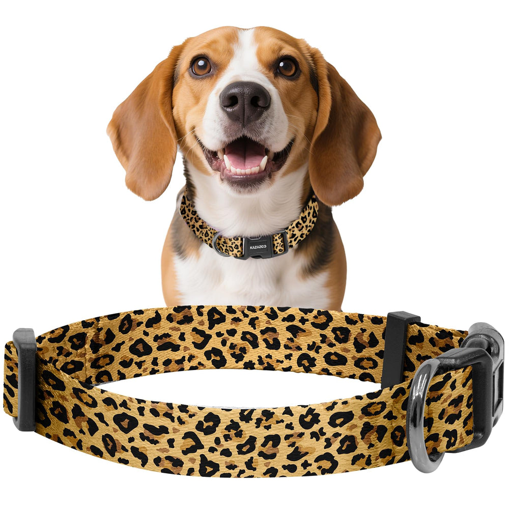 Kazazoo collar para perro suave en nylon, ideal para paseos diarios.