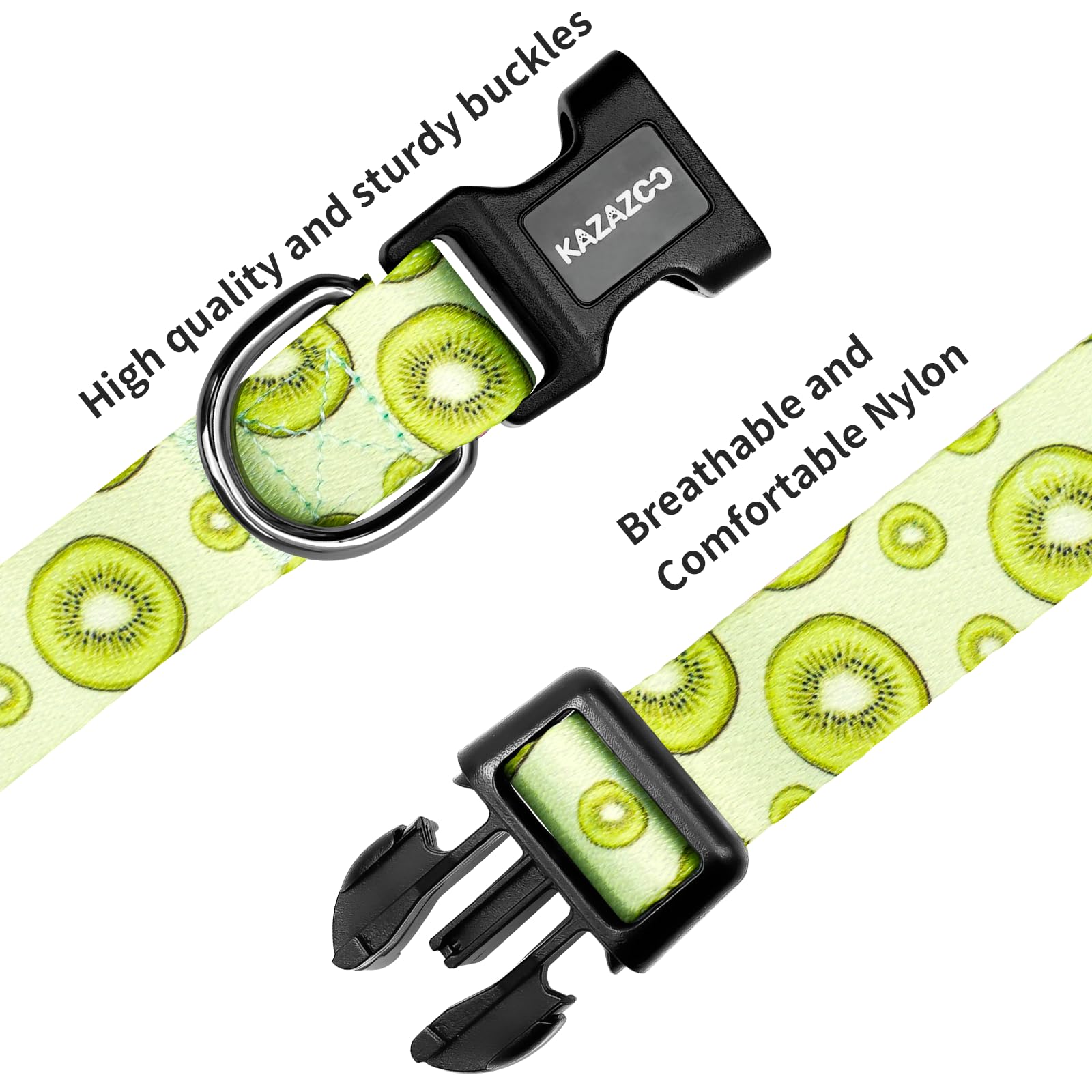 Collar kazazoo ultraligero facilita movilidad durante juegos y caminatas