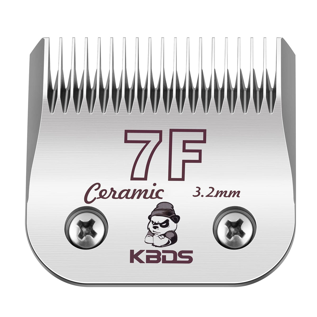 KBDS cuchilla cerámica 7F, filo estable y menor calentamiento para grooming.