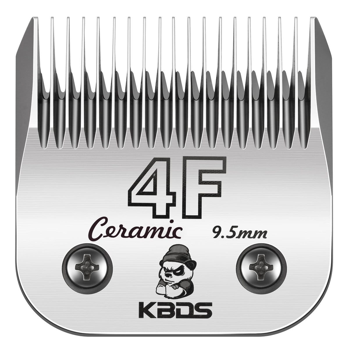 KBDS hojas cerámicas 4F 9,5 mm en uso, corte suave para perros y gatos.