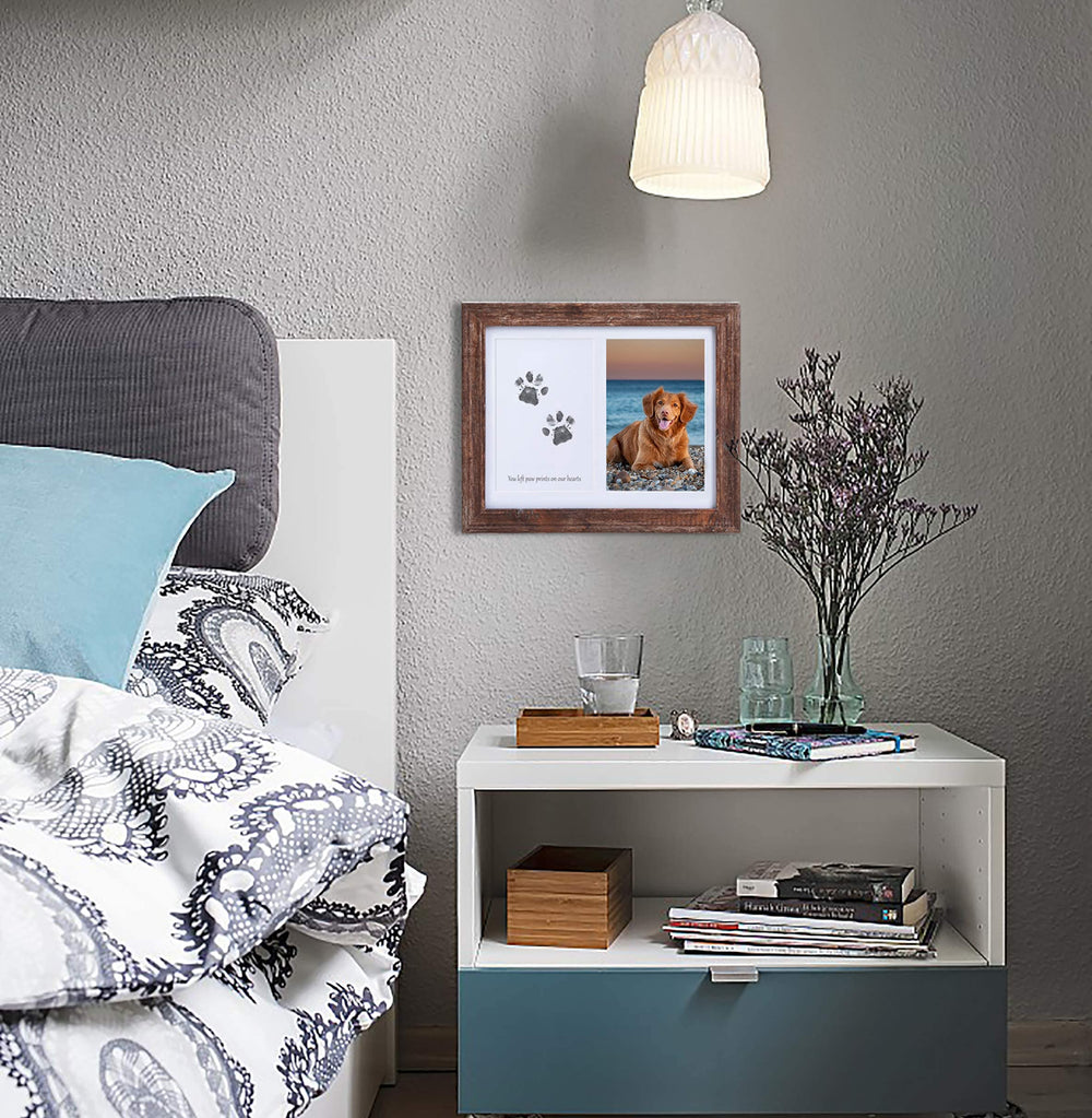 KCRasan marco con dimensiones y soporte para pared o mesa
