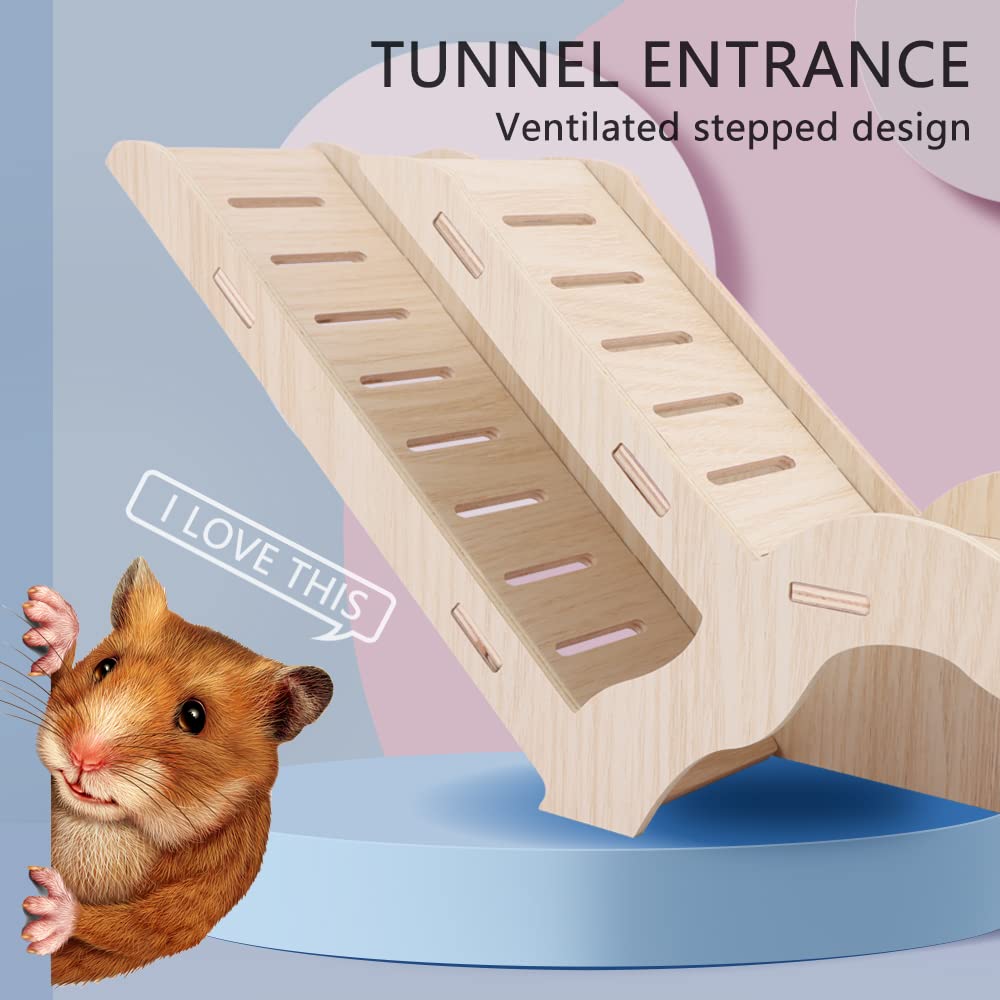 Kcrygogo Explorador Hamster escalera de trepar para ejercicio diario