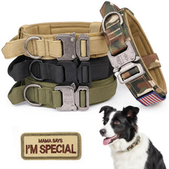 KCUCOP collar táctico con asa: control rápido durante paseos y entrenamiento