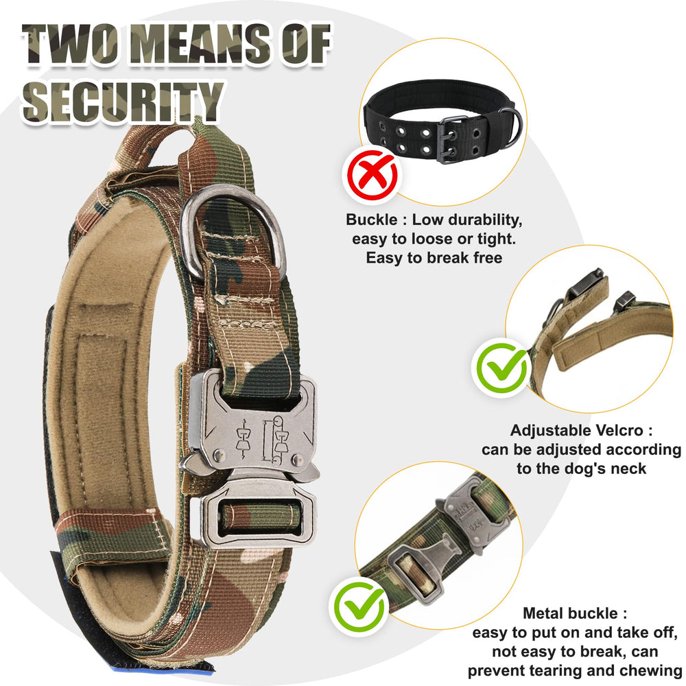 KCUCOP collar táctico: uso multi-escenarios para paseos y entrenamiento