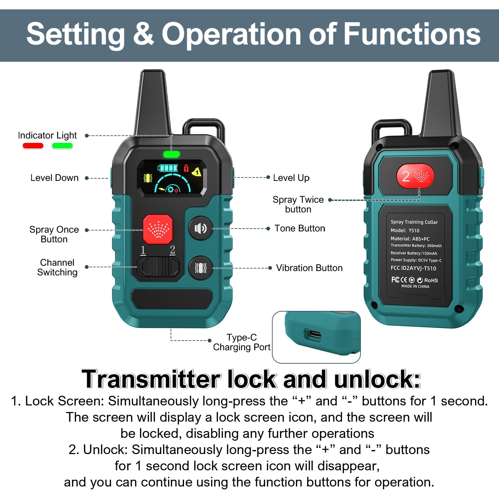 KDSZJDV nebulización de citronela para captar la atención del perro.