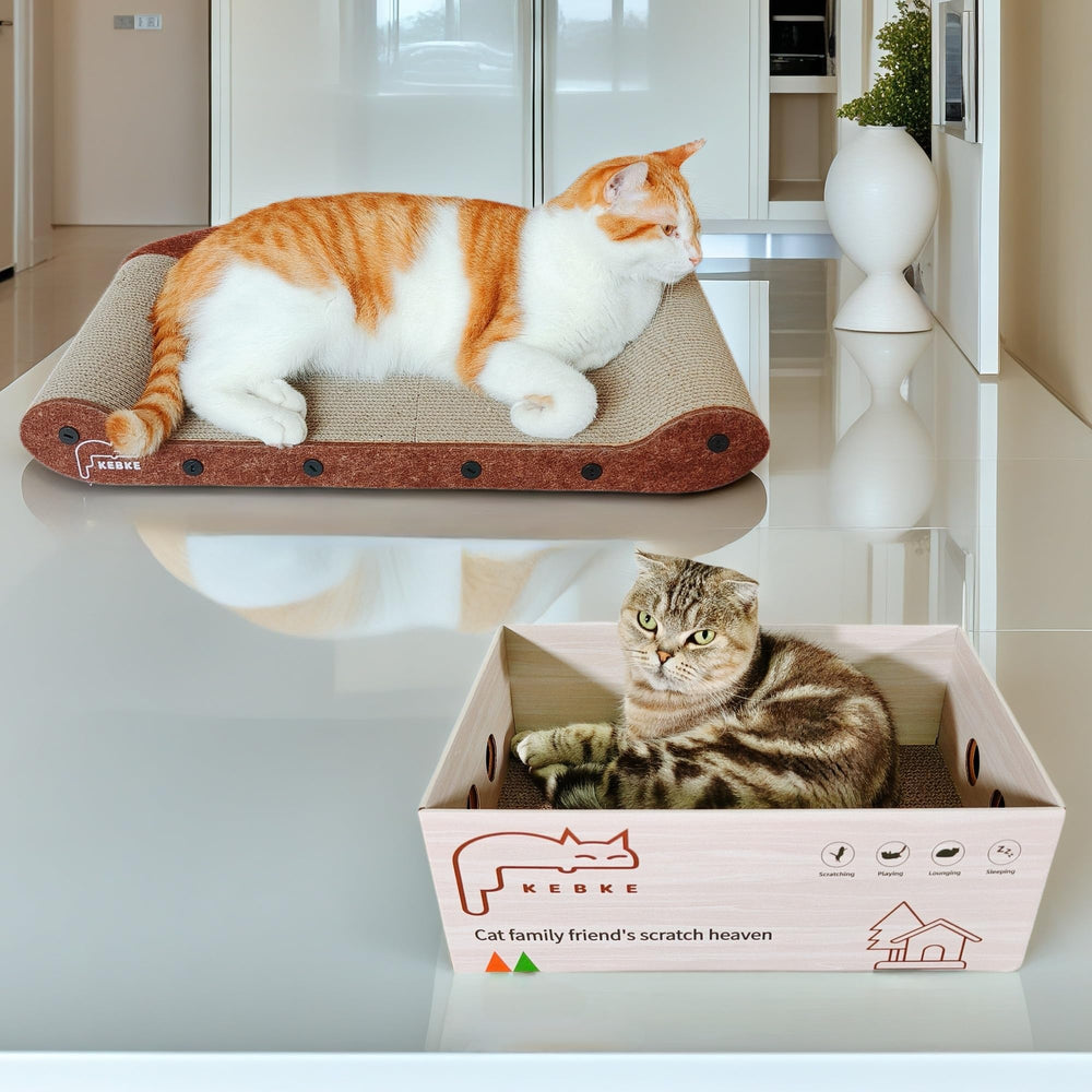 KEBKE detalles ergonómicos para gatos, descanso cómodo