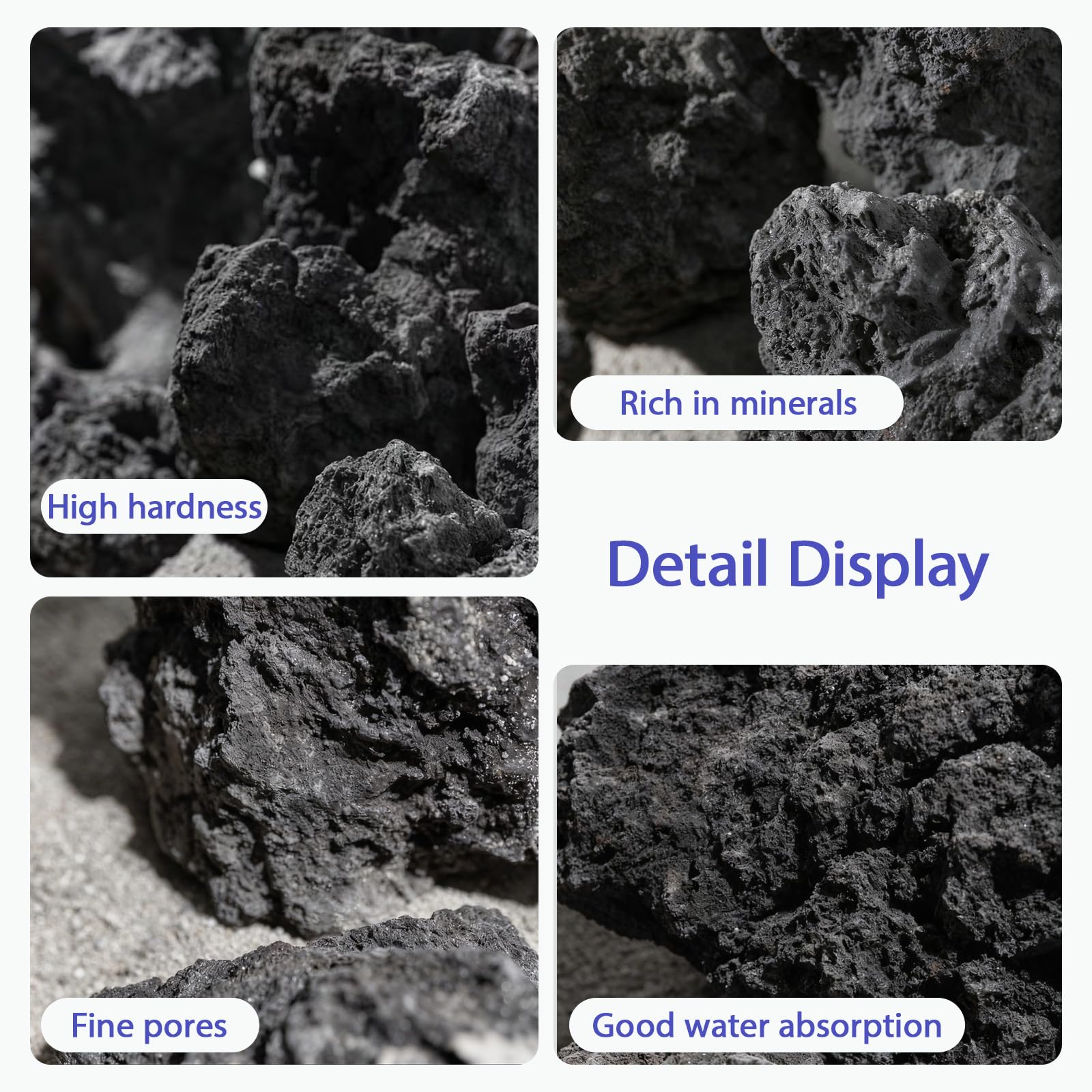 Piedras de lava Kecilke para bonsai mejoran drenaje y estetica.