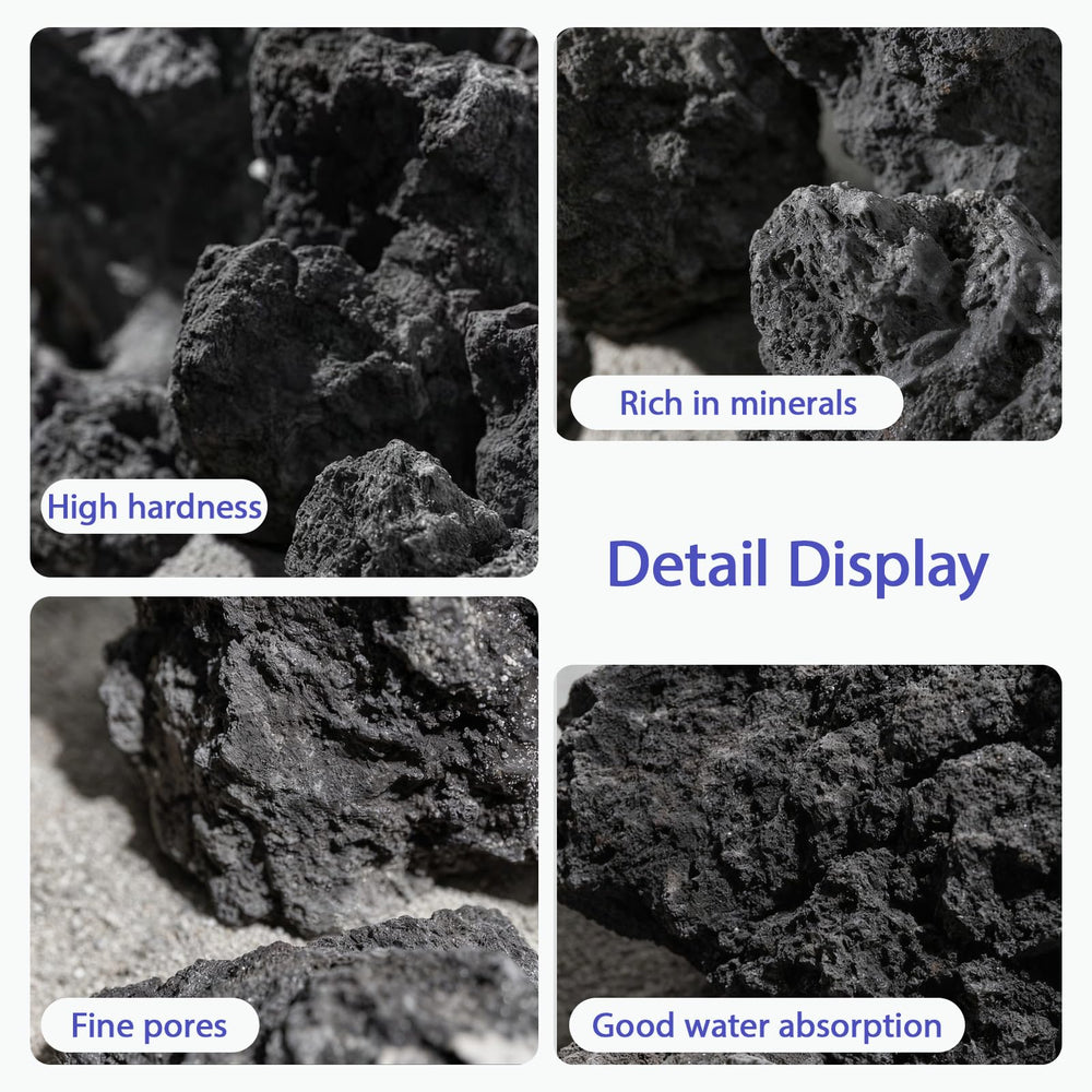Piedras de lava Kecilke para bonsai mejoran drenaje y estetica.