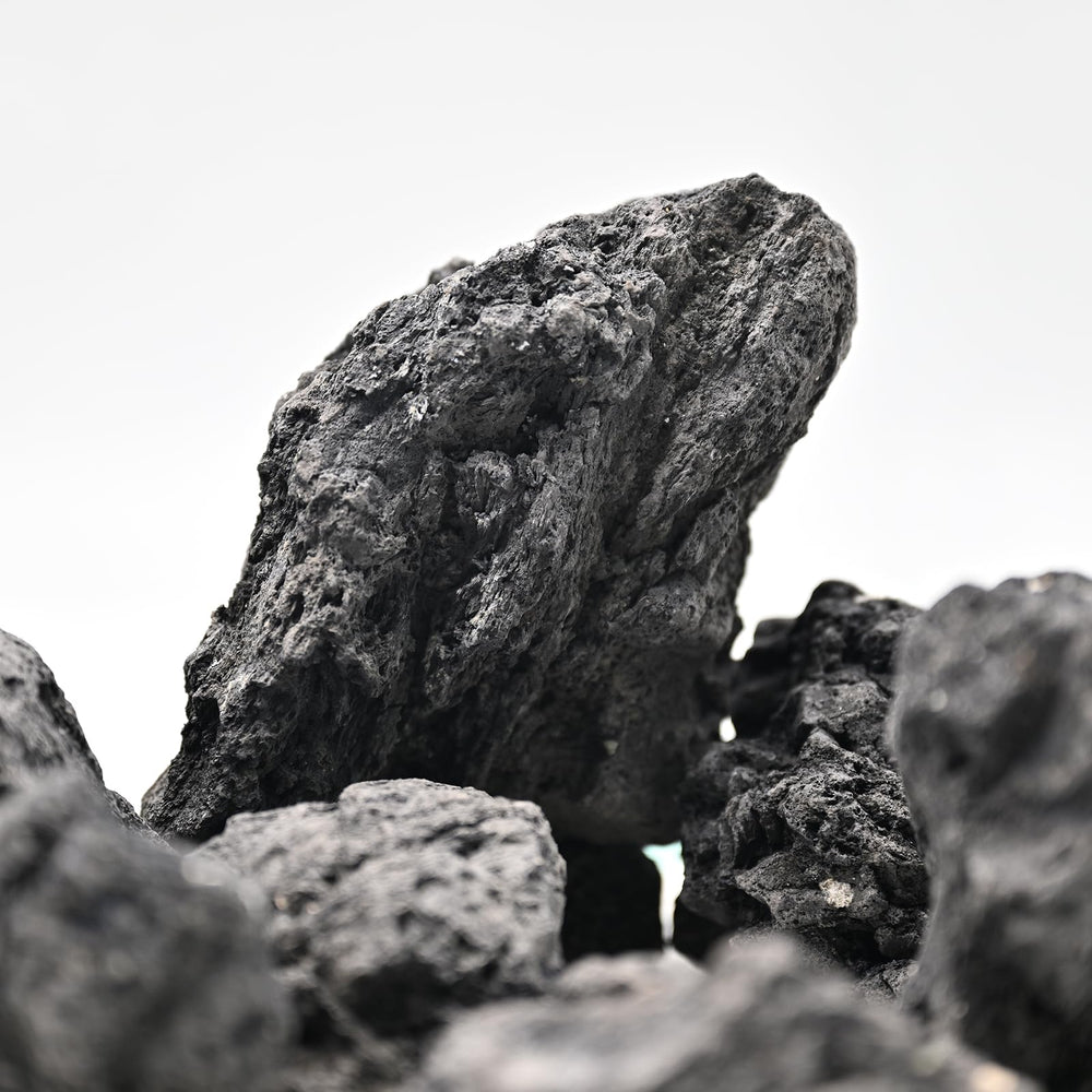 Piedras lava porosas de Kecilke mejoran filtracion suave y oxigenacion.