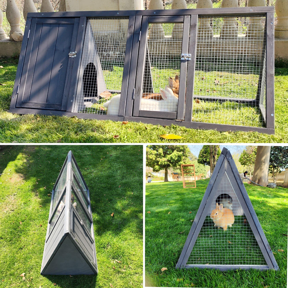 Kecreque conejera exterior: malla ventilada que favorece la circulación de aire.