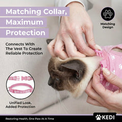 Kedi Cats Solutions, material suave y transpirable, cómodo para la recuperación