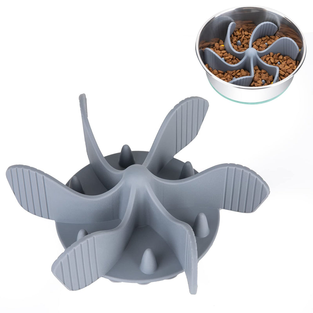 Keegud inserto lento con ventosas de pulpo para tazones que facilita comer despacio.