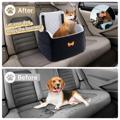 KEELUXE relleno de memoria proporciona soporte suave para el perro durante desplazamientos.