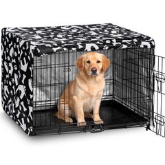 kefit funda jaula 36p negro patitas, privacidad y ambiente tranquilo para tu perro