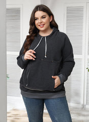 Kei Tomlison pouch hoodie bolsillos delanteros: acceso rápido y seguro para mascotas
