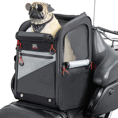 KEMIMOTO mochila para perro en moto con anticierre, seguridad mejorada.