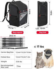 KEMIMOTO mochila para perro en moto, compatible con asiento de pasajero.