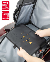 KEMIMOTO mochila para perro en moto, cojín desmontable para limpieza rápida.