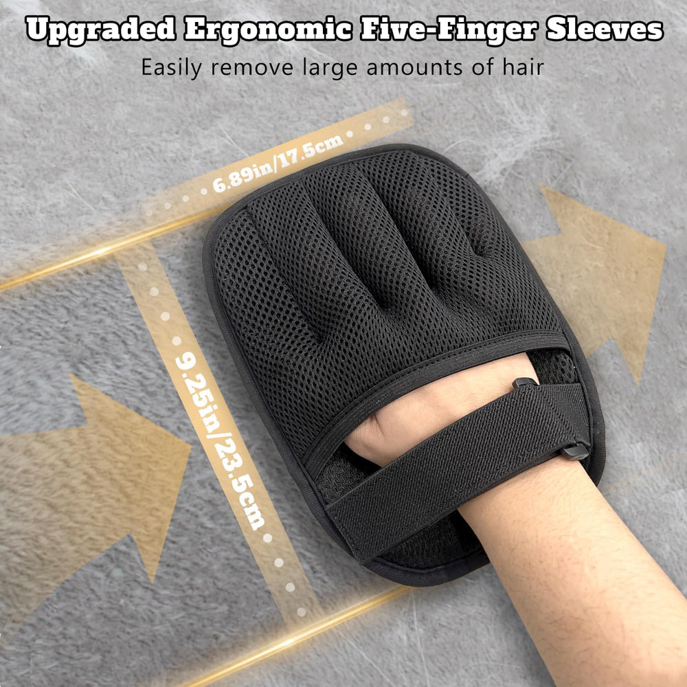 Guantes Kemute para pelo en coche, limpia interiores rápidamente.