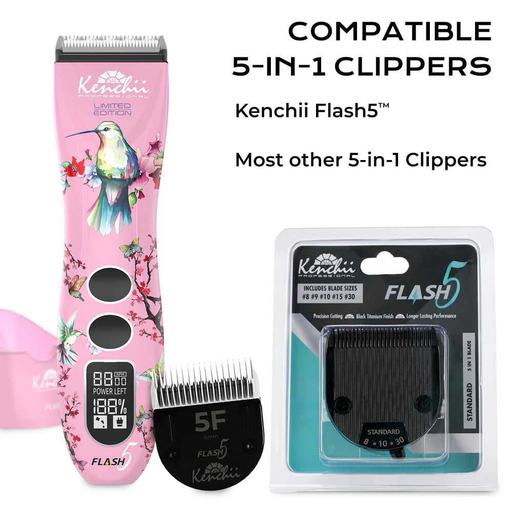 Kenchii Flash 5: maquinilla acoplada para un corte preciso del pelaje.