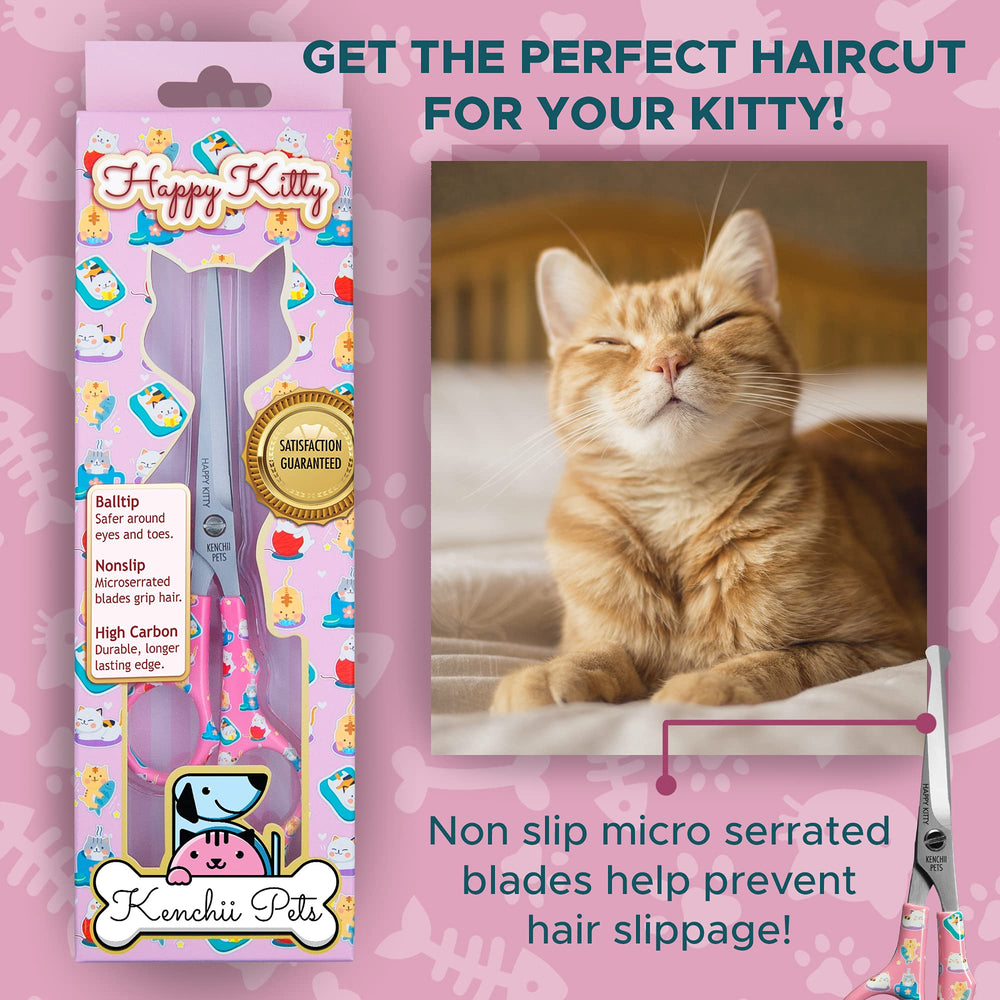 Kenchii Happy Kitty Ball Tip: acero inoxidable duradero para uso diario en casa