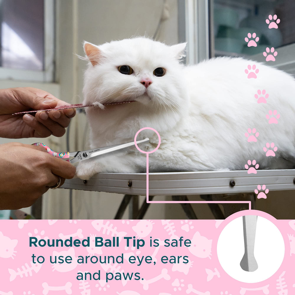 Kenchii Happy Kitty Ball Tip: hojas micro-serradas para evitar deslizamientos durante el cuidado