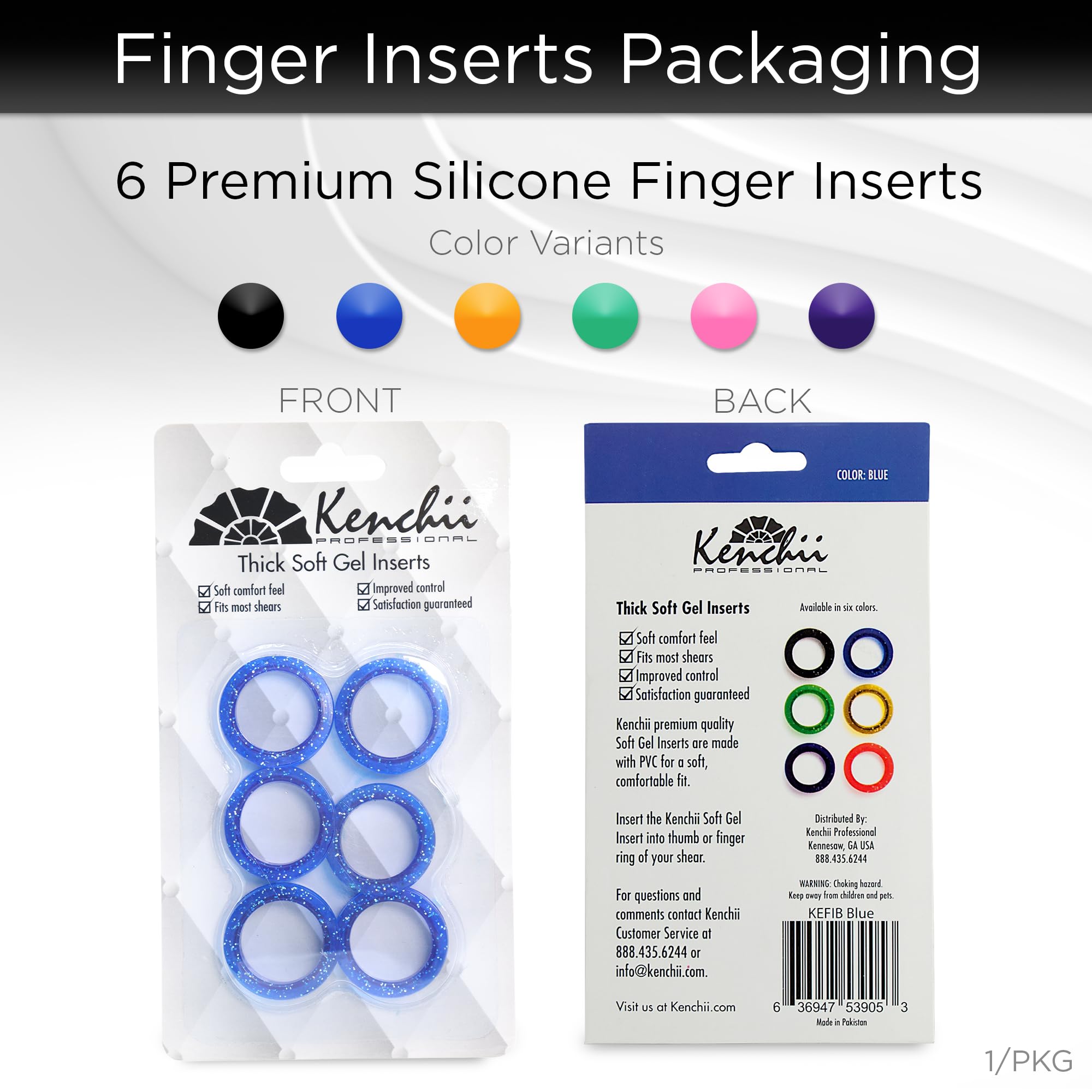 Kenchii inserciones de anillo de dedo facilitan limpieza y mantenimiento.