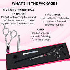 Punta balltip segura para zonas delicadas en grooming canino