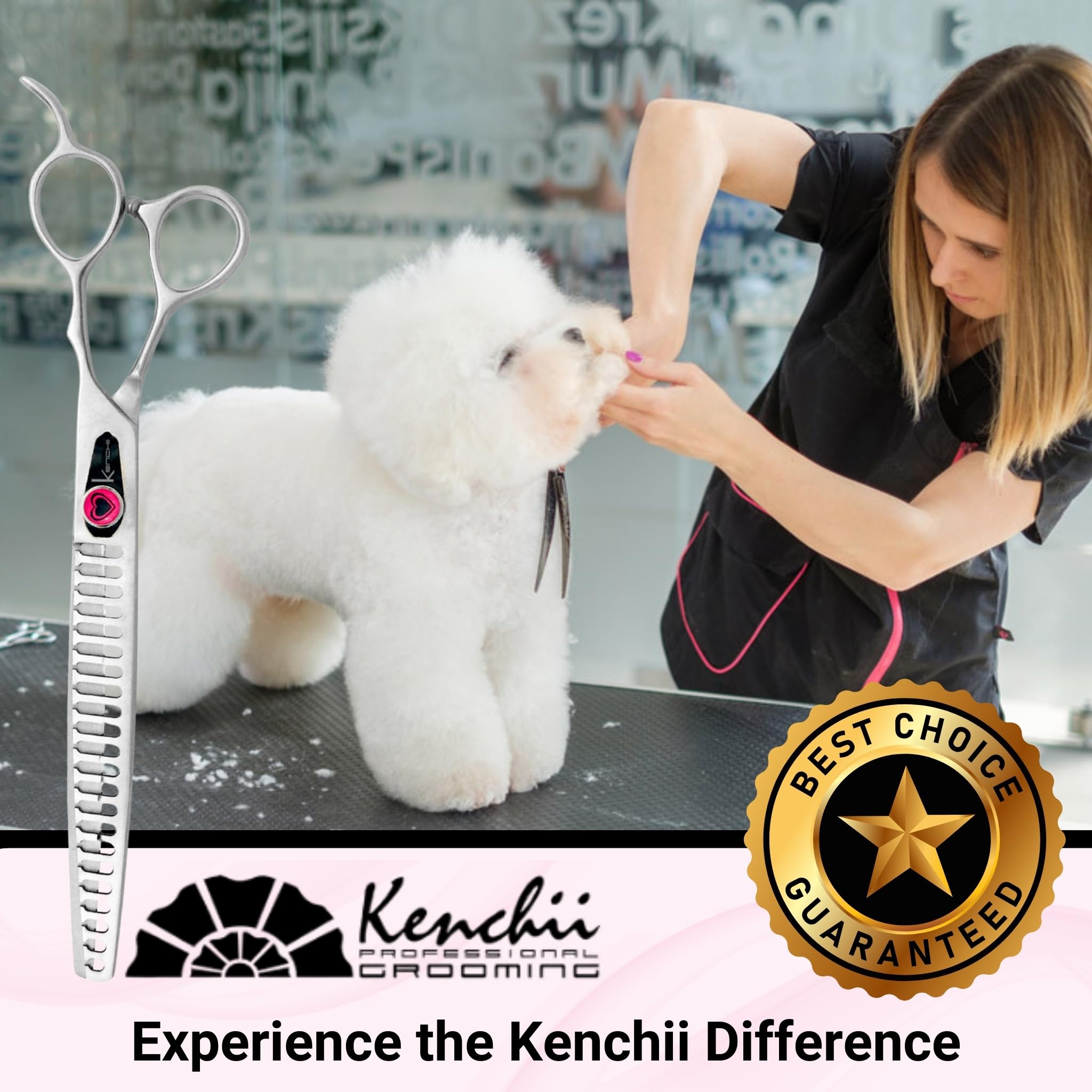 Kenchii Love Tijeras: opciones delgadas para acabados finos