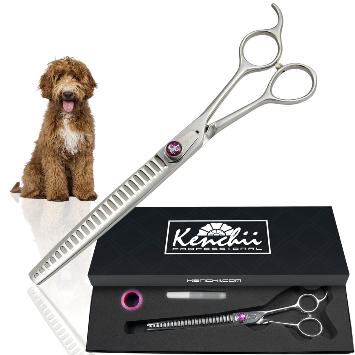 Kenchii Scorpion 24 dientes ergonomía para grooming de perros