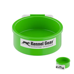 Kennel-Gear comedero para jaula sin derrame, 20oz, estable durante el paseo