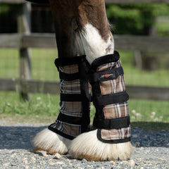 Kensington botas anti moscas, vista lateral, soporte estable para mantener la bota erguida.