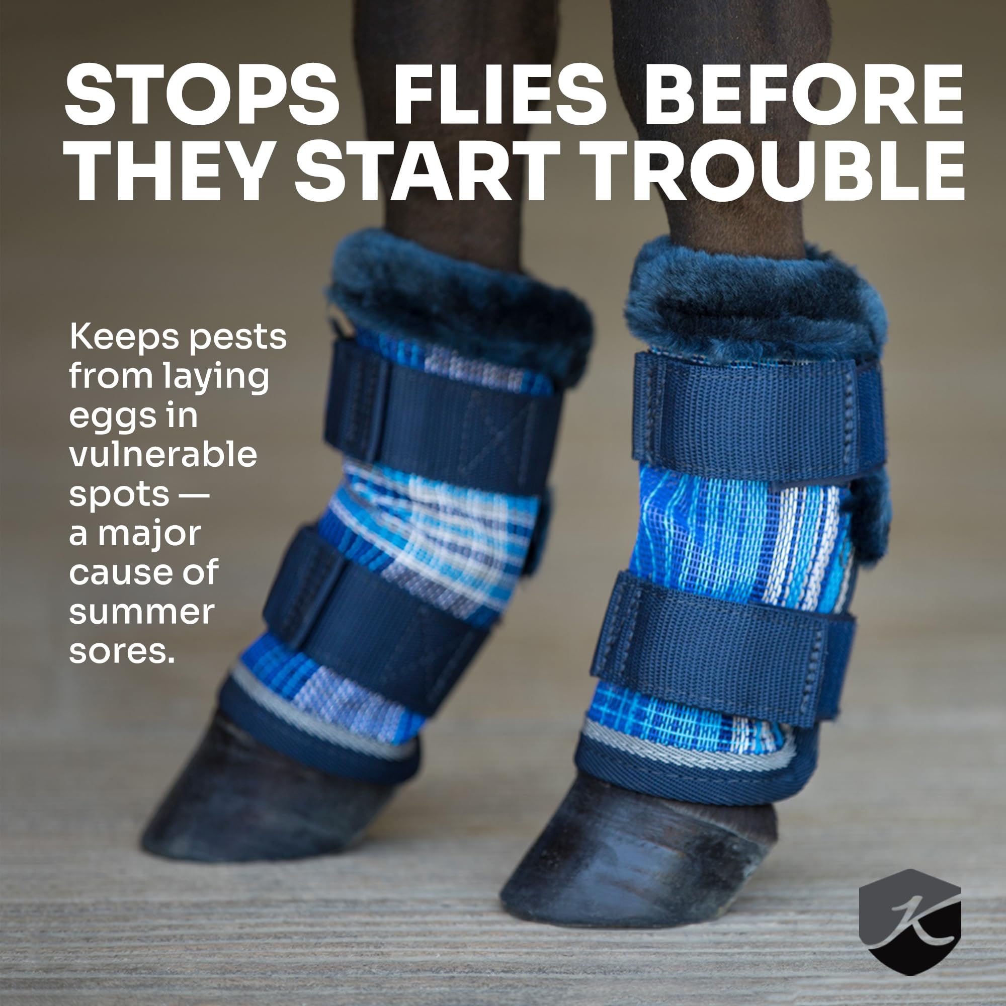 Kensington Protective Products: tres correas ajustables de velcro para un ajuste personalizable.