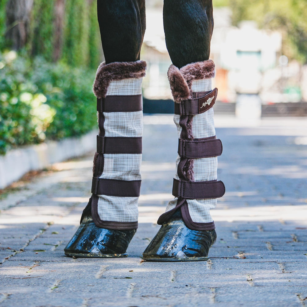 Cobertor Kensington para caballo, tejido textilene protege contra desvanecimiento y desgaste.