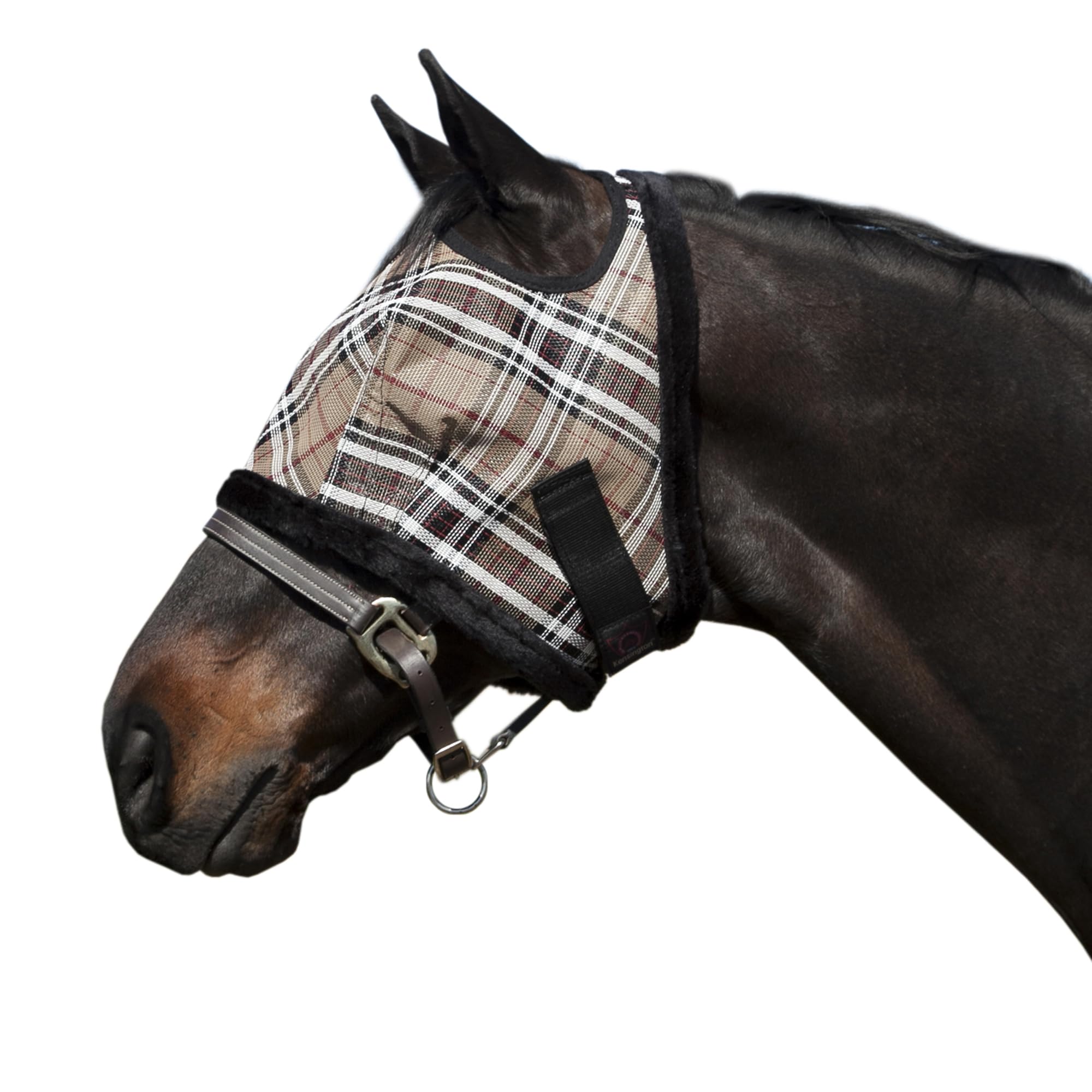 Kensington mascara moscas para la cara del caballo, detalle de malla transpirable que evita insectos.