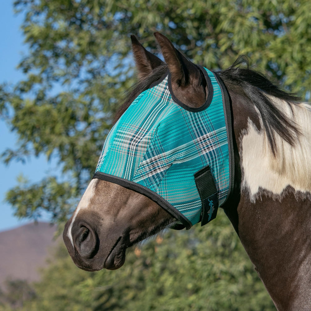 Kensington UV máscara para caballo con orejas duales: ajuste estable.