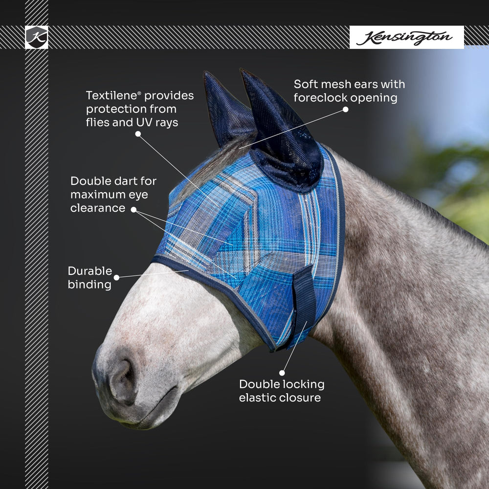 Kensington Signature Fly Mask nariz removible para protección solar adaptable.