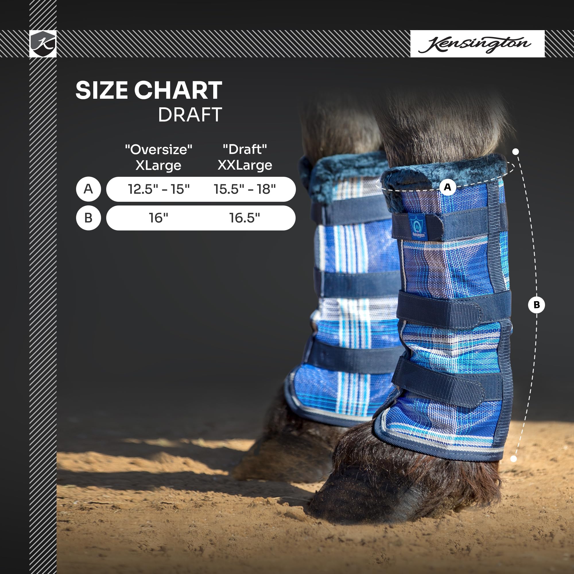 Kensington Signature Turnout, interior suave para mayor comodidad del caballo.
