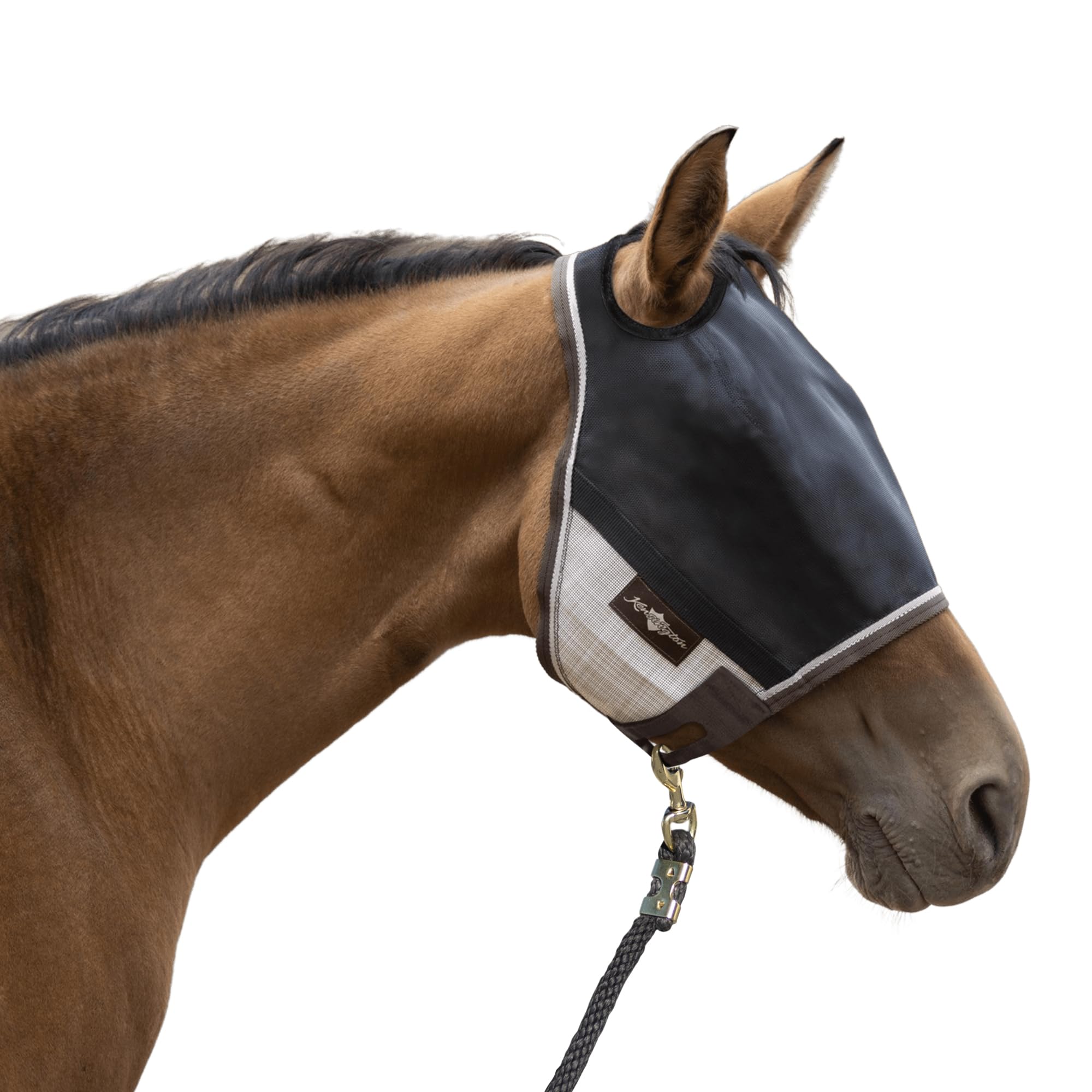 Kensington Uviator sin orejas, arena desierto: protección UV suave para piel sensible del caballo.