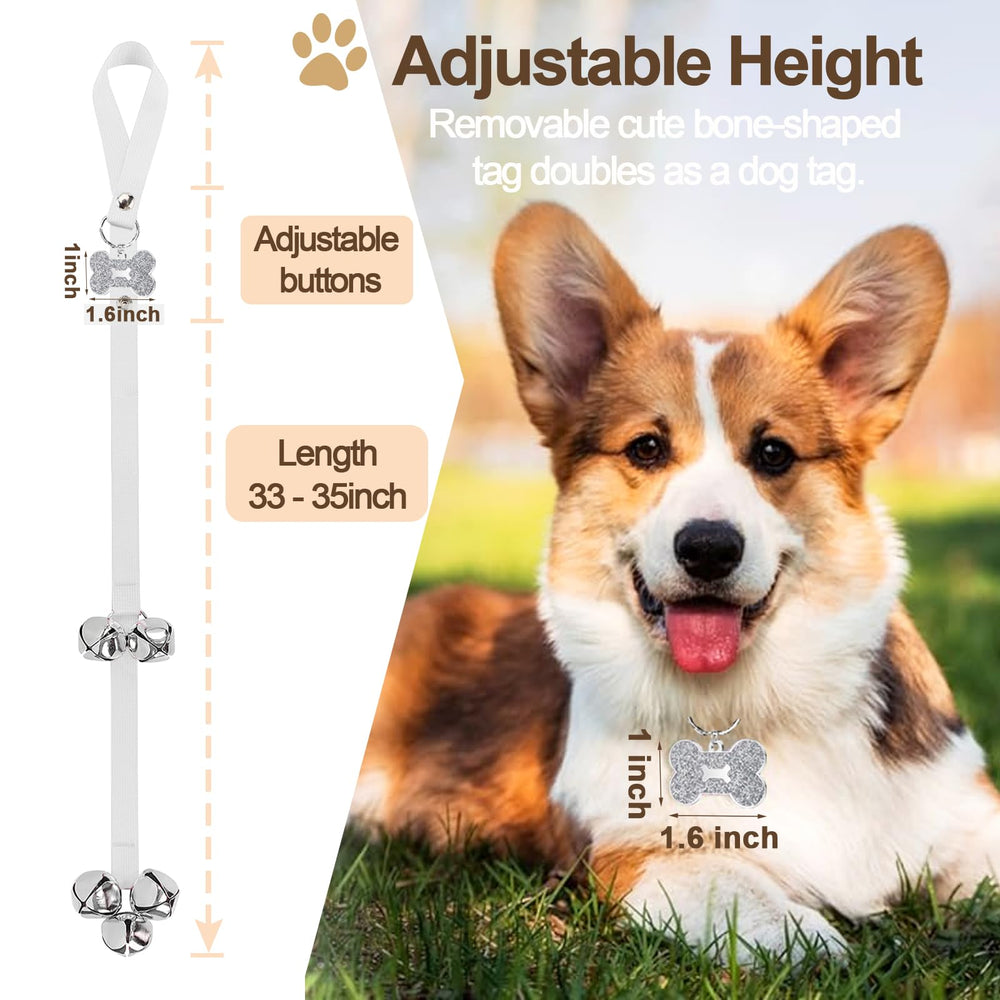 KEXIAVA timbre de acero inoxidable para perro, duradero y confiable.
