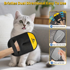 KEYHELP despeluzador en sofá recogiendo pelos de mascotas